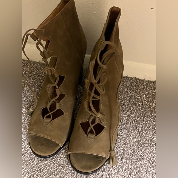 Frye Peep Toe Booties - Picture 2 of 3